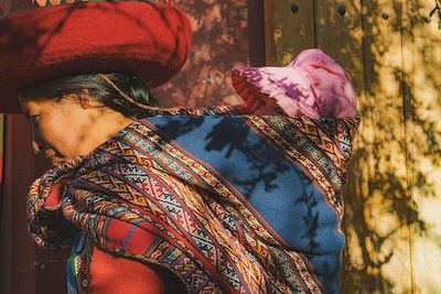 Site Inca lors d'une randonnée depuis Chinchero jusqu'à Taucca
