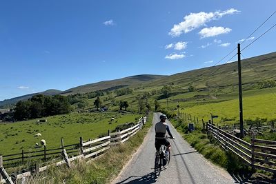 Vélo - Sur les hauteurs de Loch-Tay - Ecosse - Royaume-Uni