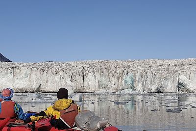 Face au front de glace - Spitzberg 