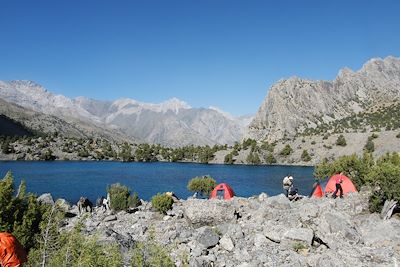 Campement près des lacs Alaoudin - Tadjikistan