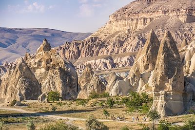 © Brusini Aurélien / Hemis - Randonnée équestre dans la Vallée des Épées - Cappadoce - Turquie Randonnée équestre dans la Vallée des Épées - Cappadoce - Turquie