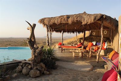 © Anaïs Breuil - Piscine de l'Africa Amini Lodge - Tanzanie Piscine de l'Africa Amini Lodge - Tanzanie