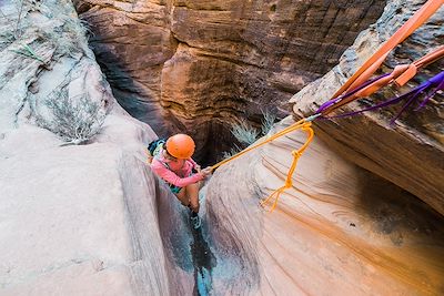 © Nick Ocean Photography/ Getty - Canyoning dans Zion National Park Canyoning dans Zion National Park
