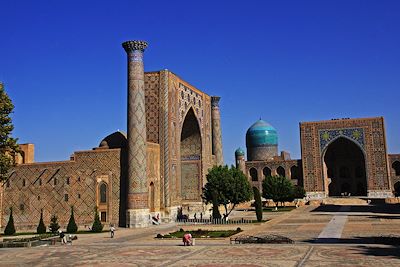 Place du Reghistan à Samarkand - Ouzbékistan