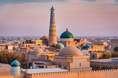 Minaret de la mosquée de Khiva