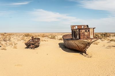 Cimetière de bateaux - Mer d'Aral - Ouzbékistan