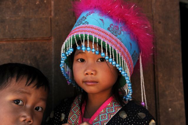 Enfant de l ethnie Hmong - Vietnam