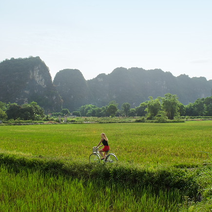 Vélo Hanoi et la Baie d'Halong