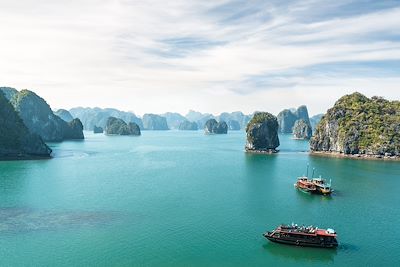 Bateaux de la Baie d'Halong - Vietnam 