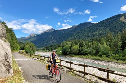 Des montagnes à la mer à vélo sur l'Alpe Adria