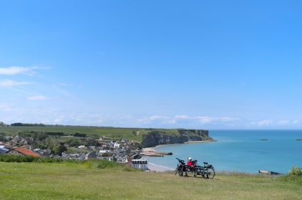 La Normandie à vélo, entre terre et mer