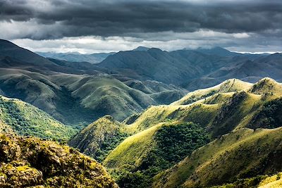 Montagnes de la réserve naturelle de Malolotja - Eswatini (ex Swaziland)