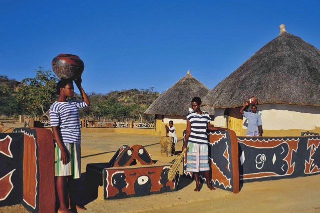 Femmes de l ethnie venda - Province de Limpopo - Afrique du Sud