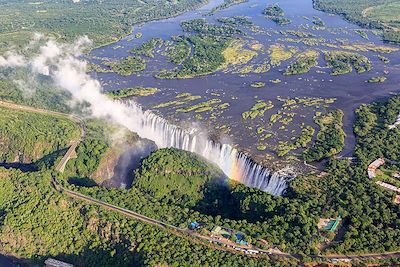 Les chutes Victoria - Zimbabwe